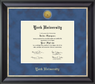 York University of Nebraska diploma frame - Regal Diploma Frame in Noir