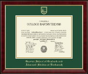 Dartmouth College diploma frame - Gold Embossed Diploma Frame in Murano