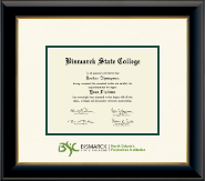 Bismarck State College diploma frame - Dimensions Diploma Frame in Onyx Gold