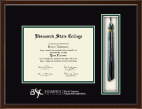Bismarck State College diploma frame - Tassel & Cord Diploma Frame in Delta