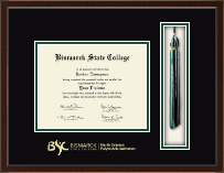 Bismarck State College diploma frame - Tassel & Cord Diploma Frame in Delta