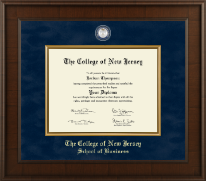 The College of New Jersey diploma frame - Presidential Masterpiece Diploma Frame in Madison