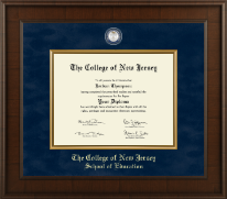The College of New Jersey diploma frame - Presidential Masterpiece Diploma Frame in Madison