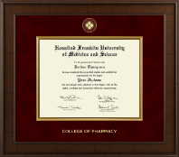 Rosalind Franklin University of Medicine and Science diploma frame - Presidential Diploma Frame in Madison
