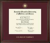 Rosalind Franklin University of Medicine and Science diploma frame - Gold Embossed Diploma Frame in Studio