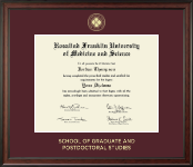 Rosalind Franklin University of Medicine and Science diploma frame - Gold Embossed Diploma Frame in Studio