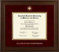 Rosalind Franklin University of Medicine and Science diploma frame - Presidential Diploma Frame in Madison