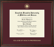Rosalind Franklin University of Medicine and Science diploma frame - Gold Embossed Diploma Frame in Studio