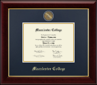 Macalester College diploma frame - Masterpiece Medallion Diploma Frame in Gallery
