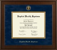 Baptist Health Systems diploma frame - Presidential Gold Engraved Diploma Frame in Madison