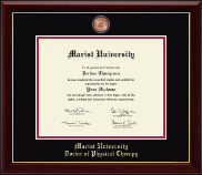 Marist University diploma frame - Masterpiece Medallion Diploma Frame in Gallery