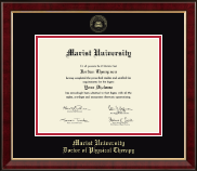 Marist University diploma frame - Gold Embossed Diploma Frame in Murano