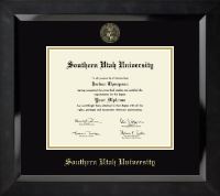 Southern Utah University diploma frame - Gold Embossed Diploma Frame in Eclipse