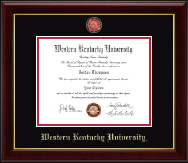 Western Kentucky University diploma frame - Masterpiece Medallion Diploma Frame in Gallery