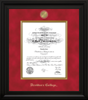Davidson College diploma frame - Presidential Masterpiece Diploma Frame in Washington