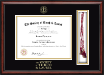 The Society of Torch & Laurel diploma frame - Tassel & Cord Diploma Frame in Southport