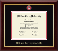 William Carey University diploma frame - Masterpiece Medallion Diploma Frame in Gallery