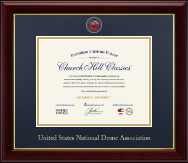 United States National Drone Association certificate frame - Masterpiece Medallion Certificate Frame in Gallery