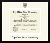 The Ohio State University diploma frame - Icon Diploma Frame in Gotham