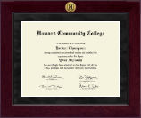 Howard CC diploma frame - Millennium Diploma Frame in Cordova