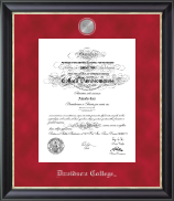 Davidson College diploma frame - Regal Diploma Frame in Noir