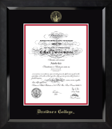 Davidson College diploma frame - Gold Embossed Diploma Frame in Eclipse