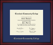 Cleveland Community College diploma frame - Gold Embossed Achievement Edition Diploma Frame in Academy