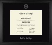 Collin College diploma frame - Silver Embossed Diploma Frame in Arena