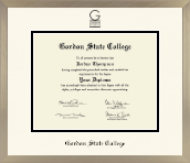 Gordon State College in Georgia diploma frame - Icon Diploma Frame in Light Champagne