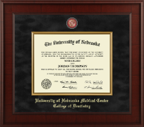 University of Nebraska Medical Center diploma frame - Presidential Masterpiece Diploma Frame in Jefferson