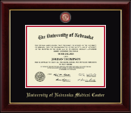 University of Nebraska Medical Center diploma frame - Masterpiece Medallion Diploma Frame in Gallery