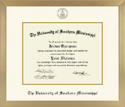 The University of Southern Mississippi diploma frame - Icon Diploma Frame in Chardonnay