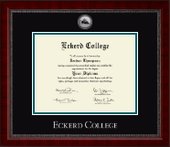 Eckerd College diploma frame - Silver Engraved Medallion Diploma Frame in Sutton