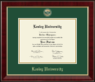Lesley University diploma frame - Masterpiece Medallion Diploma Frame in Murano