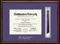 Northwestern University diploma frame - Tassel & Cord Diploma Frame in Southport