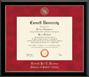 Cornell University diploma frame - Regal Diploma Frame in Onyx Gold
