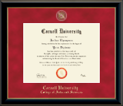 Cornell University diploma frame - Regal Diploma Frame in Onyx Gold