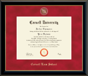 Cornell University diploma frame - Regal Diploma Frame in Onyx Gold