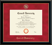 Cornell University diploma frame - Regal Diploma Frame in Onyx Gold
