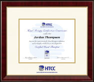 Hand Therapy Certification Commission certificate frame - Dimensions Certificate Frame in Murano