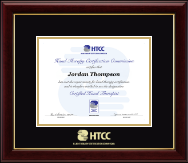Hand Therapy Certification Commission certificate frame - Gold Embossed Certificate Frame in Gallery