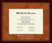 UT Health Houston diploma frame - Silver Embossed Diploma Frame in Sutton