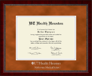 UT Health Houston diploma frame - Silver Embossed Diploma Frame in Sutton