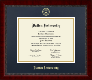 Batten University diploma frame - Gold Embossed Diploma Frame in Sutton