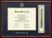 Batten University diploma frame - Tassel & Cord Diploma Frame in Southport