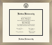 Batten University diploma frame - Icon Diploma Frame in Light Champagne