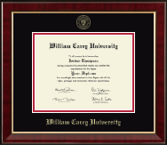William Carey University diploma frame - Gold Embossed Diploma Frame in Murano