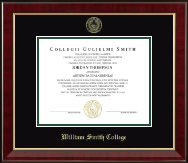 William Smith College diploma frame - Gold Embossed Diploma Frame in Murano