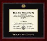 Black Hills State University diploma frame - Gold Engraved Medallion Diploma Frame in Sutton