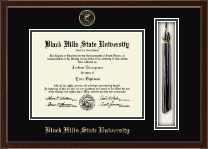 Black Hills State University diploma frame - Tassel & Cord Diploma Frame in Delta